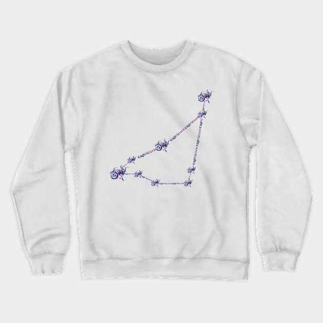 Zodiac Capricorn constellation Crewneck Sweatshirt by INDONESIA68